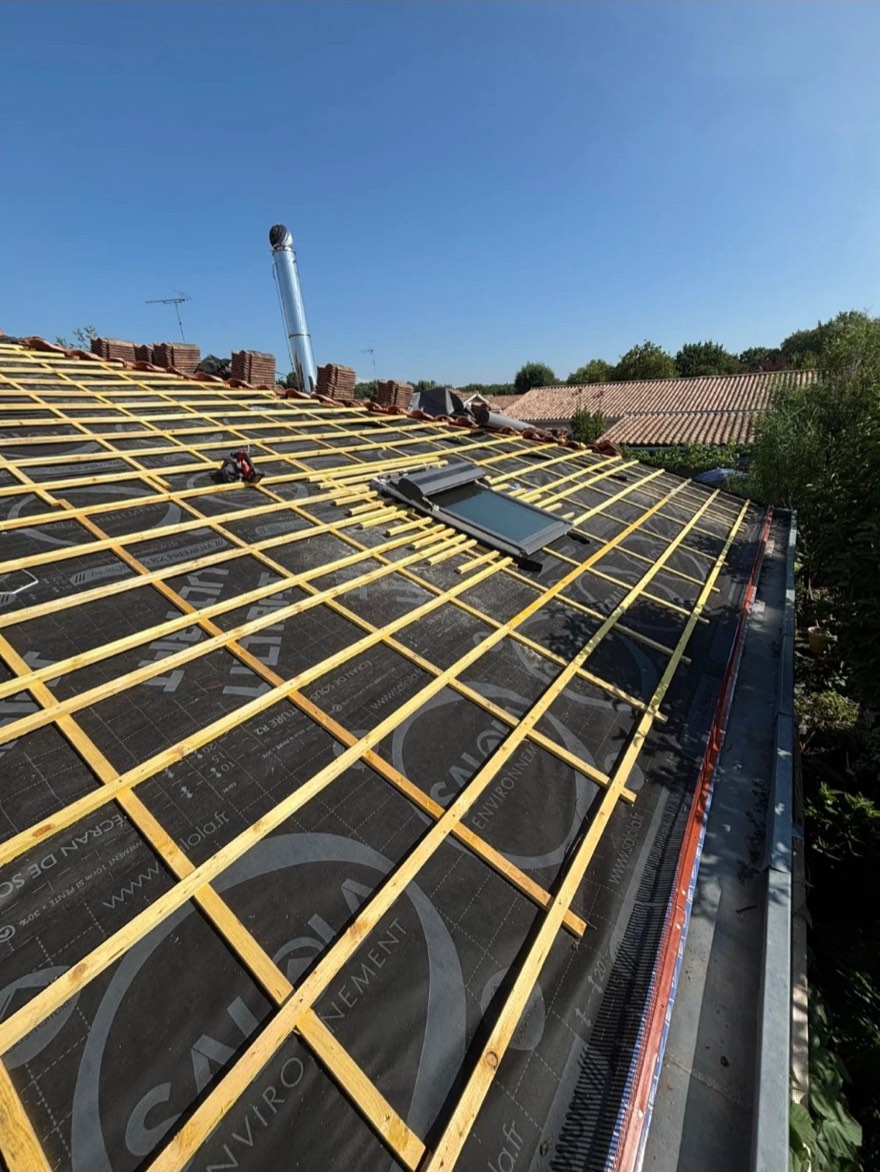 Création de l'ouverture d'un Velux